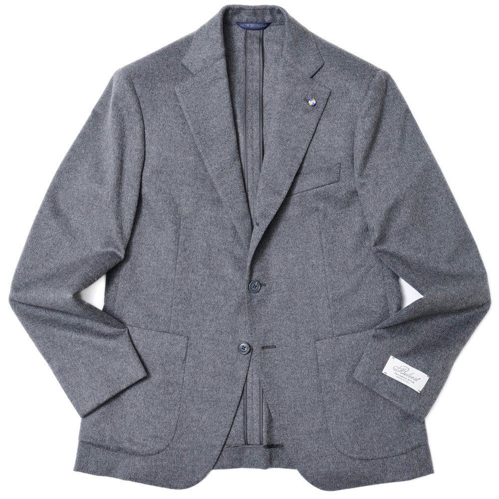 Belvest（ベルベスト）カシミアフランネルソリッド3Bジャケット JACKET