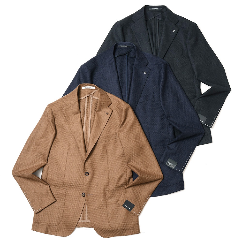 タリアトーレ モンテカルロ ウール ホップサック 2B テーラード ジャケット TAGLIATORE（タリアトーレ）MONTECARLOモンテカルロ SUPER100's