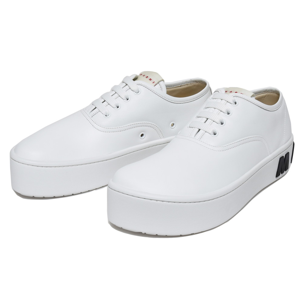 MORE VARIATION】MARNI（マルニ）カーフスキンロゴスニーカー