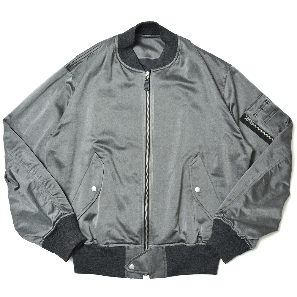 YLEVE イレーヴ コットンシルクサテンボマーブルゾン MA-1 YLEVE（イレーヴ）コットンシルクサテンボマーブルゾン 3125017