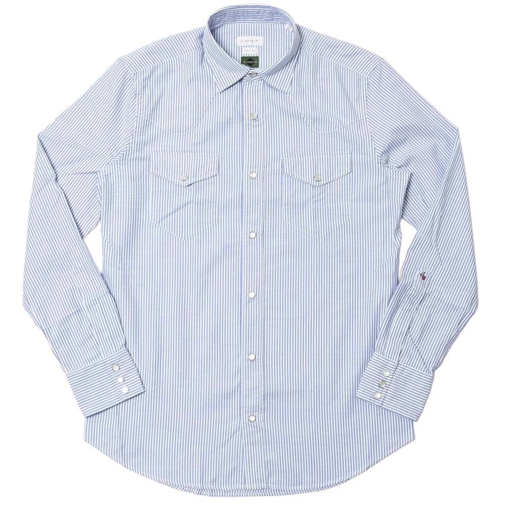 GLANSHIRT（グランシャツ）コットンオックスフォードストライプ