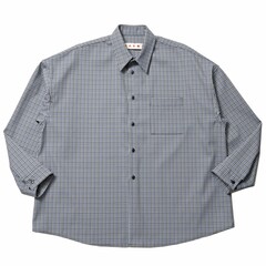 【SALE】MARNI（マルニ）ポリエステルウールチェックシャツ 