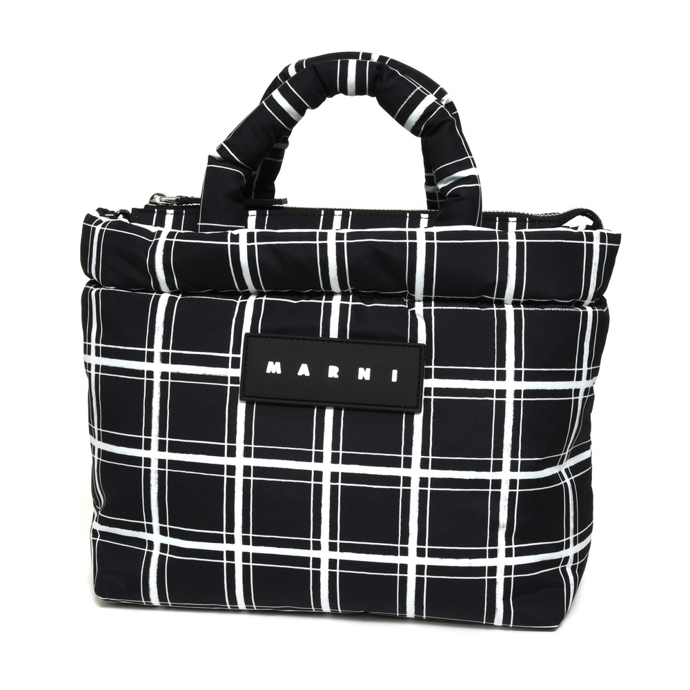 MARNI(マルニ)Puff ポリエステルチェック2WAYショルダーバッグ MARNI(マルニ)Puff ポリエステルチェック2WAYショルダーバッグ