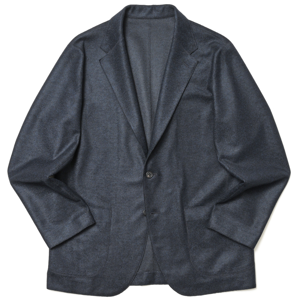 garoh（ガロウ）garoh jacket02 ポリエステルアクリルウールメランジ 