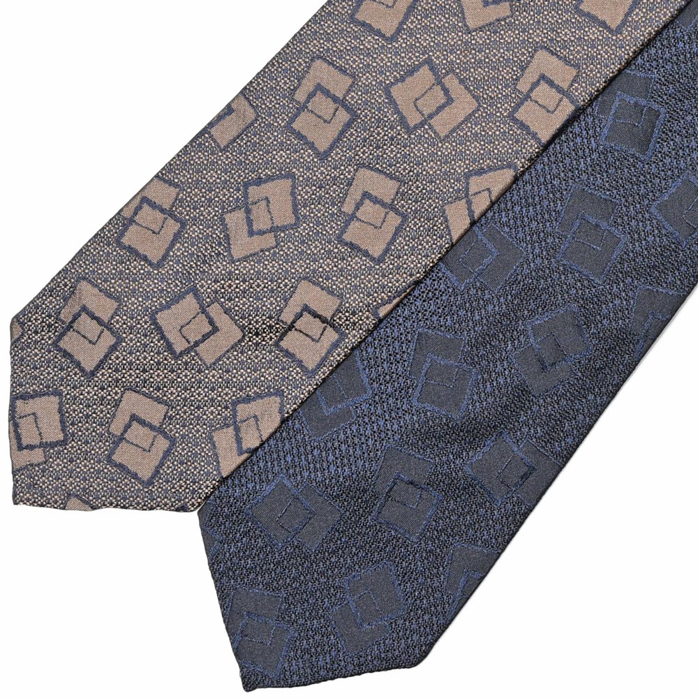 Francesco Marino(フランチェスコ マリーノ)シルクスクエアジャガードスフォデラートタイ 102971 18232207142