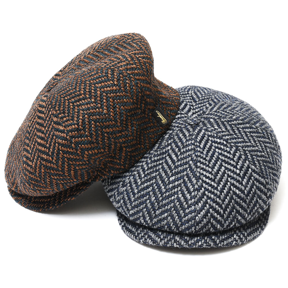 Borsalino（ボルサリーノ）8パネルアルパカツィードヘリンボーン