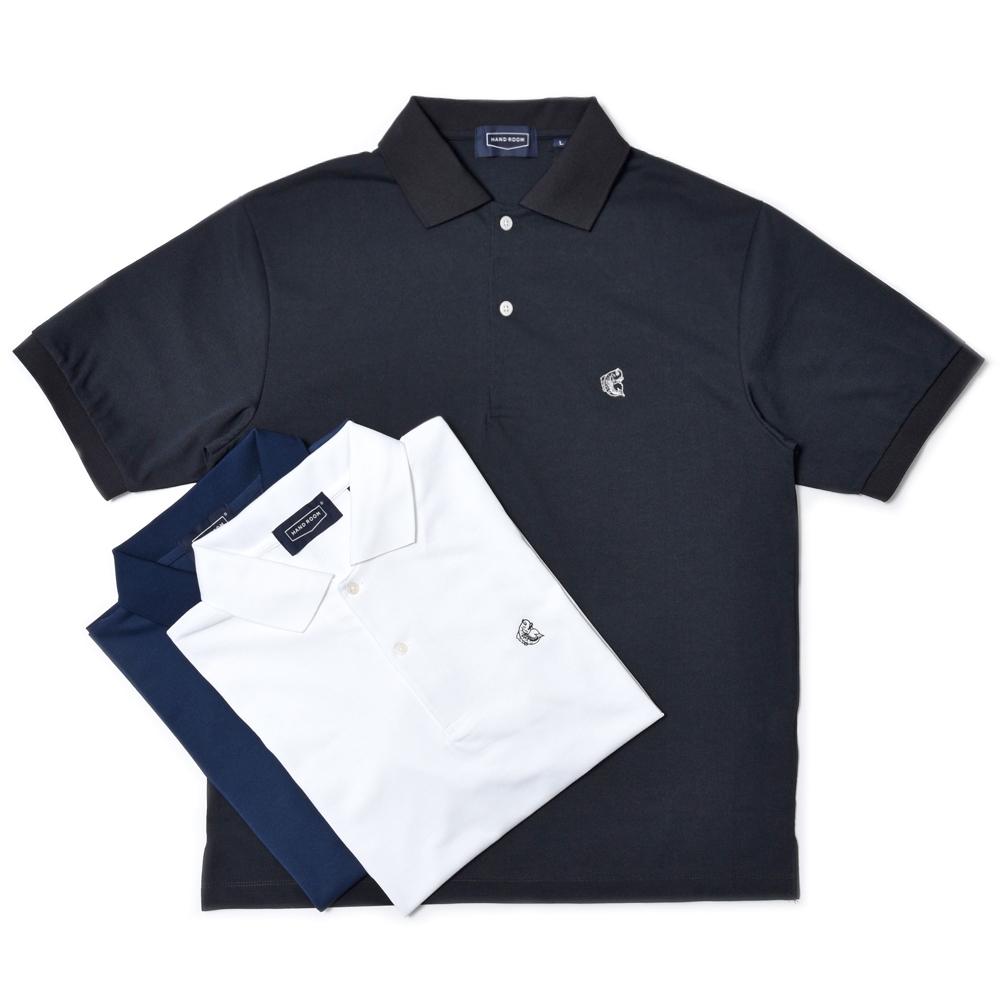 HAND ROOM（ハンドルーム）guji golf別注ポリエステル天竺S/Sポロ 8541