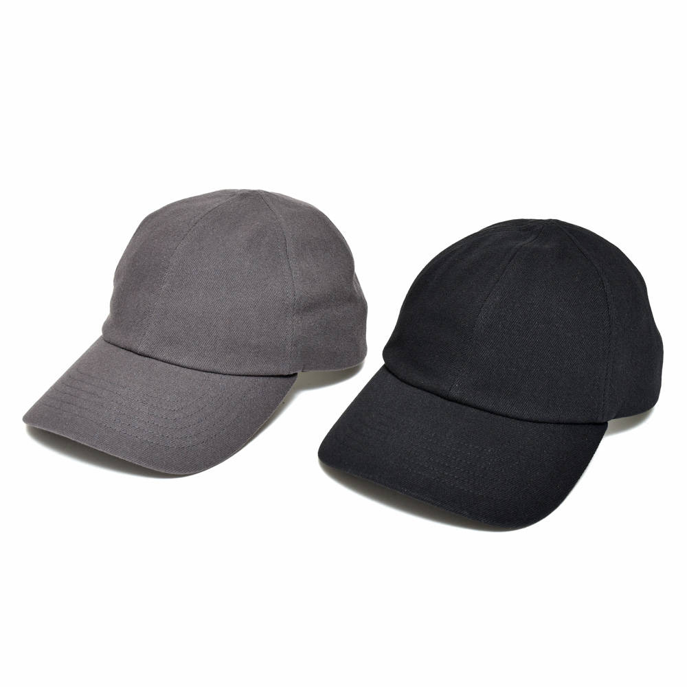 MATURE HA._MIL（マチュアーハ ミル）trainer cap ウールコットン6パネルキャップ MIL-TC11100S  18542400221｜guji online shop（グジ オンラインショップ）