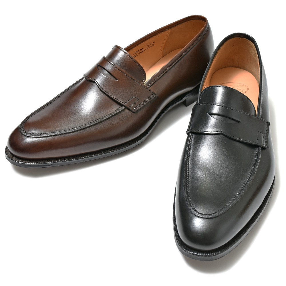 Crockett&Jones（クロケットアンドジョーンズ）【HAND GRADE COLLECTION】CRAWFORD カーフレザーコインローファー  15042201048｜guji online shop（グジ オンラインショップ）