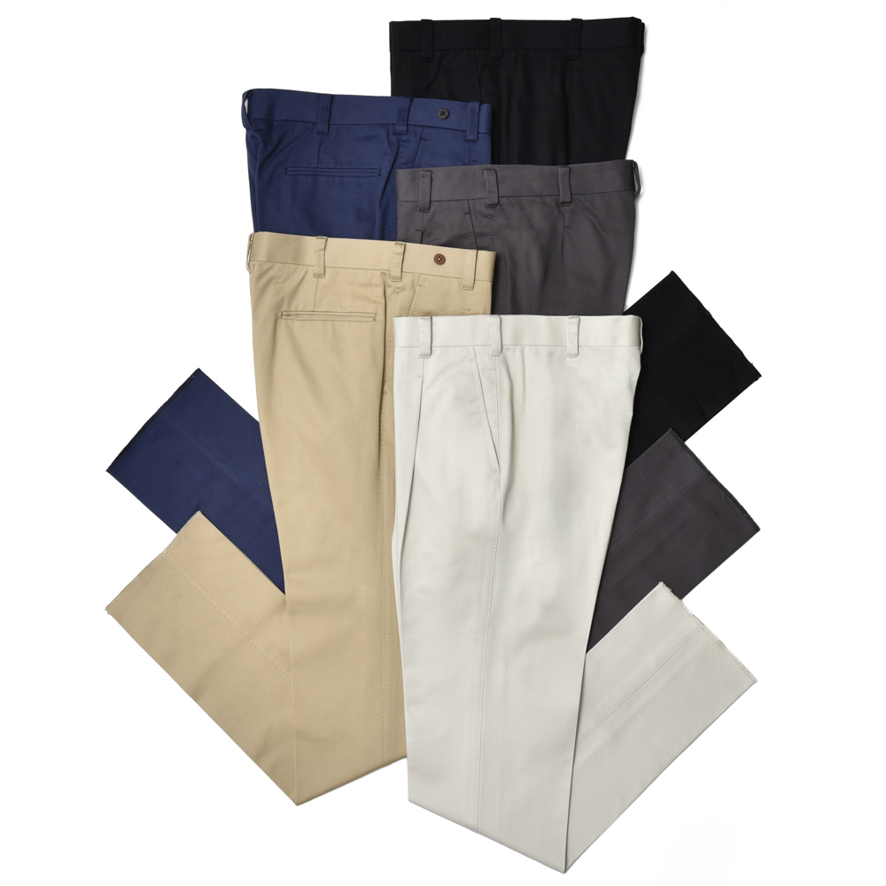 IGARASHI TROUSERS（五十嵐トラウザーズ）コットンチノ1プリーツスリムテーパードパンツ IGT/1OUTP/W2010  13042201187｜guji online shop（グジ オンラインショップ）