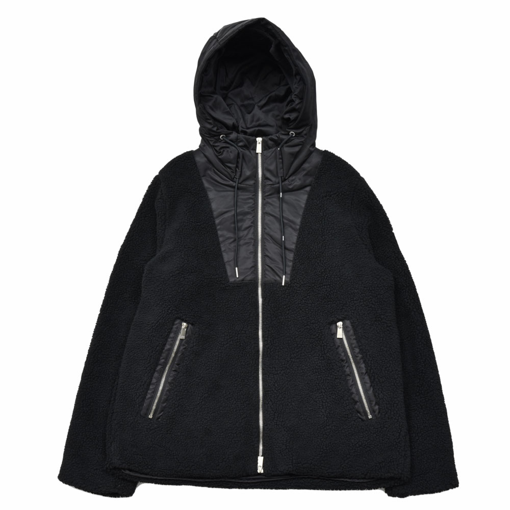 TATRAS（タトラス）LADISLAO ポリエステルボアフーデッドブルゾン