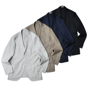 BOGLIOLI（ボリオリ）<br>DOVERドーヴァー ウールホップサック3Bジャケット W2902E/SA0534 17051004039