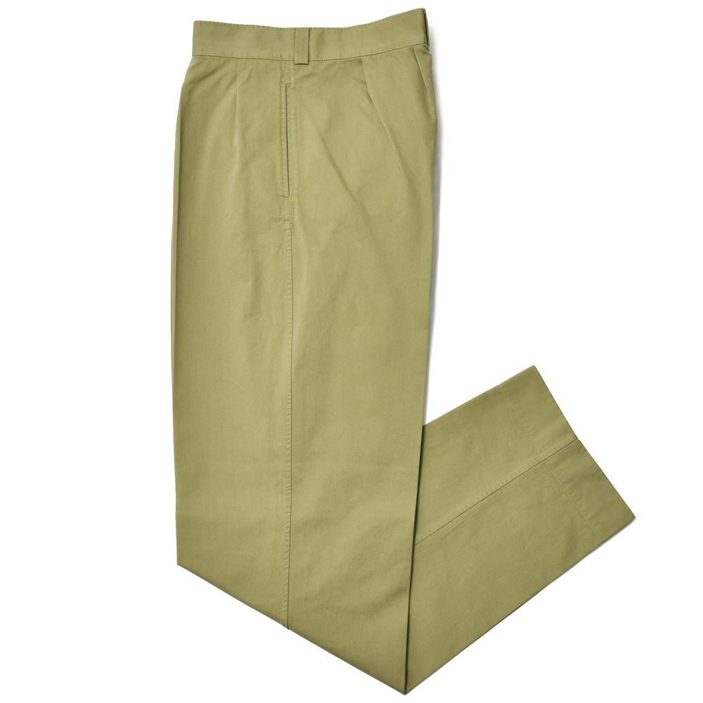 ORBIUM オリーブグリーン スラックス　サイズ50 ORBIUM（オルビウム）WORKDRESS TROUSERSワークドレストラウザーズ