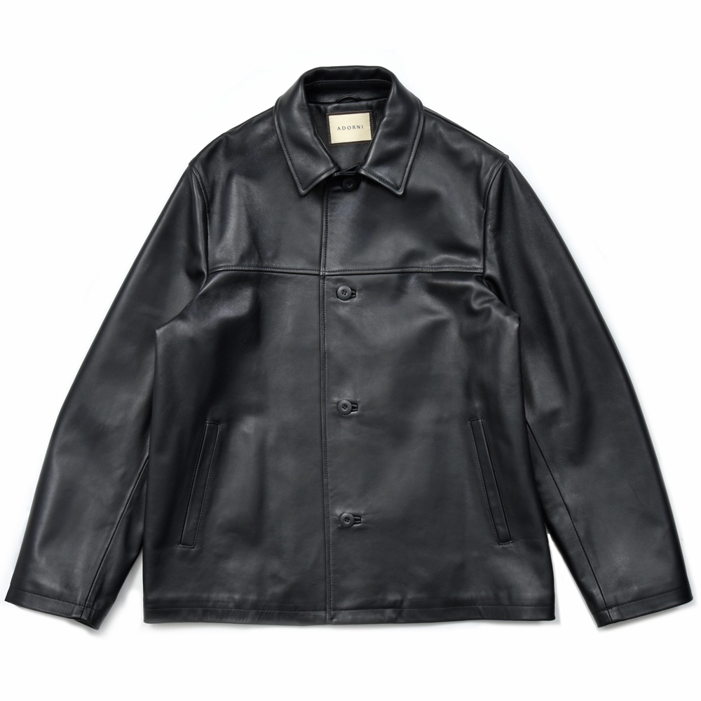 SALE】ADORNI（アドルニ）Yanヤン ラムレザーカバーオール AD4702