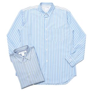 COMME des GARCONS SHIRT（コムデギャルソンシャツ）<br>FOREVER NARROW CLASSIC コットンポプリンストライプレギュラーカラーシャツ FZ-B401 11051405025