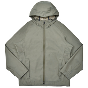 PAUL & SHARK（ポール アンド シャーク）<br>Loro Piana Storm System ウォータープルーフウールナイロンジップフーディーブルゾン 25412440 14051003025