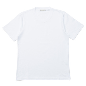 HUSBANDS（ハズバンズ）<br>コットンジャージクルーネックS/Sカットソー H12E HATSMC COWT 12151402025