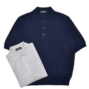 ZANONE（ザノーネ）<br>12ゲージコットンクレープS/Sニットポロ POLO MC/SLIM FIT/810162/ZY318/36403 16051004052