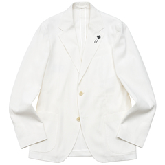 LARDINI（ラルディーニ）<br>ROMAローマ コットンレーヨンナイロンシアサッカー2Bジャケット 5116-A6202Q403 17055004109