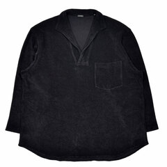 COMOLI（コモリ）<br>パイル スキッパーシャツ B01-05039 11051400171