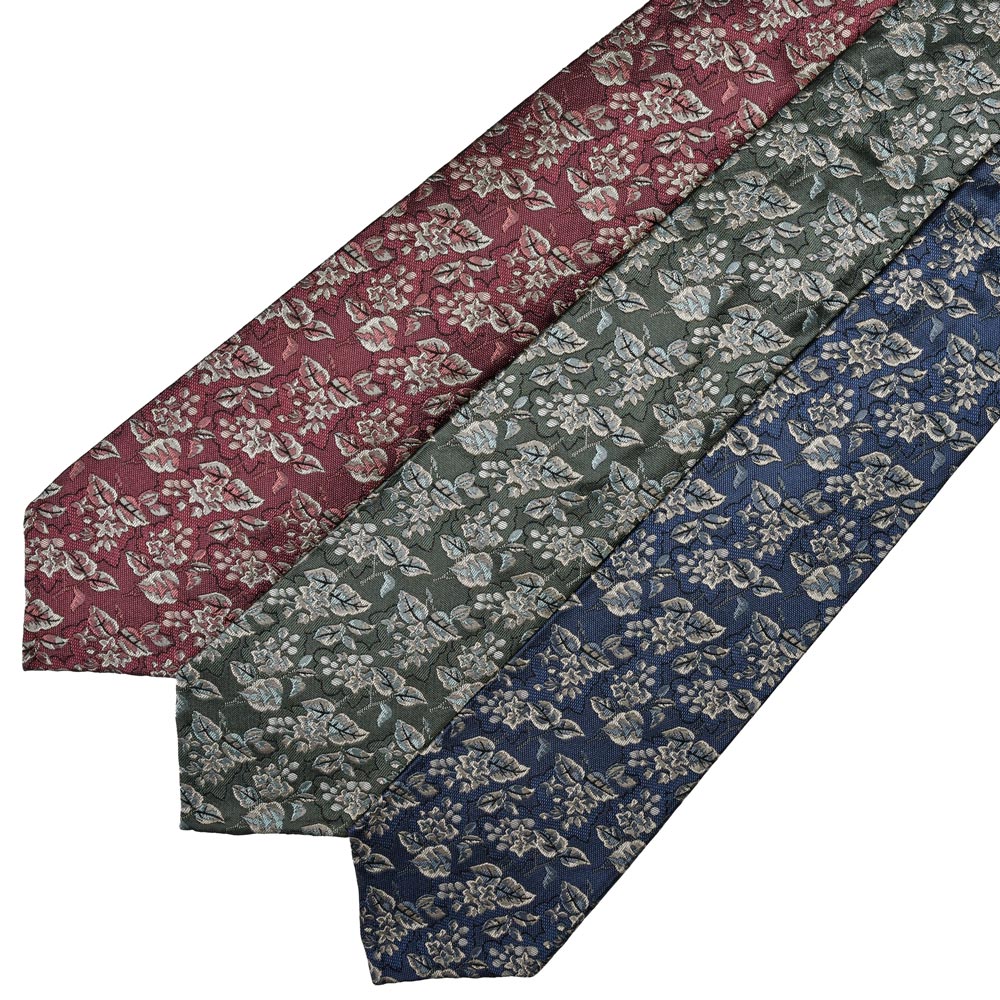 TIE YOUR TIE(タイ ユア タイ)シルクフラワーパターンタイ TIE YOUR TIE(タイ ユア タイ)シルクフラワーパターンタイ