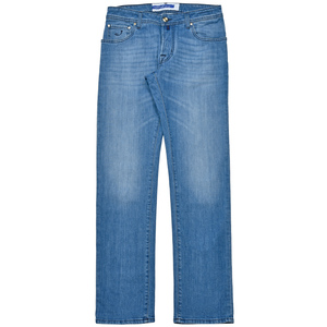 JACOB COHEN(ヤコブコーエン)<br>NICKニック ウォッシュドコットンストレッチスリムテーパードデニム 226-22511 53056019052