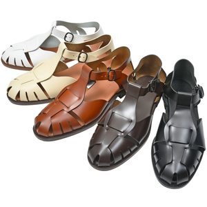 HEREU(ヘリュー)<br>PESCAぺスカ カーフレザーフィッシャーマンサンダル HE2518022400/500 15155001077