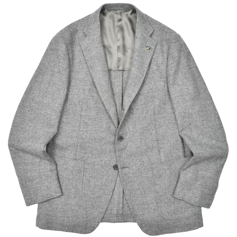 Belvest（ベルベスト）ウールカシミアヘリンボーン3Bジャケット