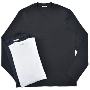 Stefan Brandt(シュテファン ブラント)<br>コットンダブルジャージークルーネックカットソー ELILA 884-52341002 12056001065