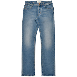 JACOB COHEN(ヤコブコーエン)<br>BARDバード ヴィンテージウォッシュコットンセルロースストレッチスリムテーパードデニム 226-42182 53056038052