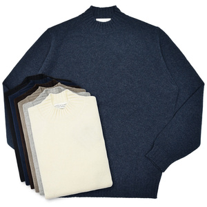 FILIPPO DE LAURENTIIS(フィリッポ デ ローレンティス)<br>7ゲージウールカシミアモックネックニット LU3ML32 16052005109