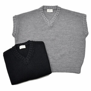 ma'ry'ya(マリア)<br>ウールニットベスト YRK048 16052402025