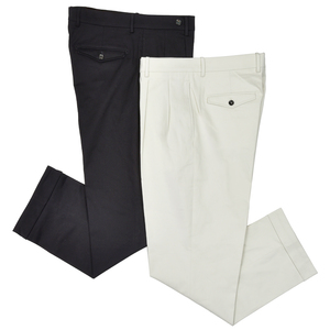 BERWICH(ベルウィッチ)<br>ARDBEGアードベッグ ストレッチコットンギャバジン2プリーツリラックステーパードパンツ GT1311X 13052015039