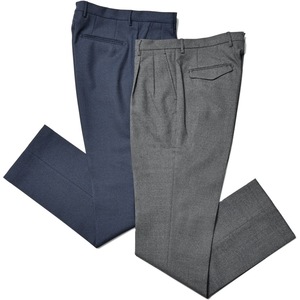 BERWICH(ベルウィッチ)<br>TOMYトミー ウールシャークスキン2プリーツテーパードパンツ BE242UATOMYMZ1026 13056001039