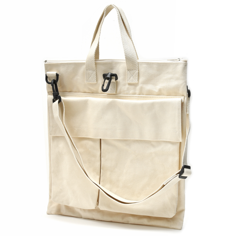 コムデギャルソン シャツ　オフホワイト ツールバッグトート COMME des GARCONS SHIRT（コムデギャルソンシャツ）コットン