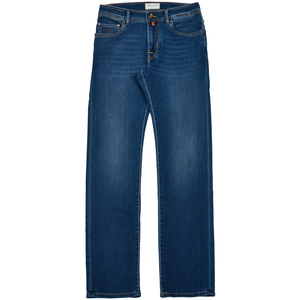 JACOB COHEN(ヤコブコーエン)<br>BARD FASTバードファスト ウォッシュドコットンストレッチスリムテーパードデニム 226-42296 53056042052