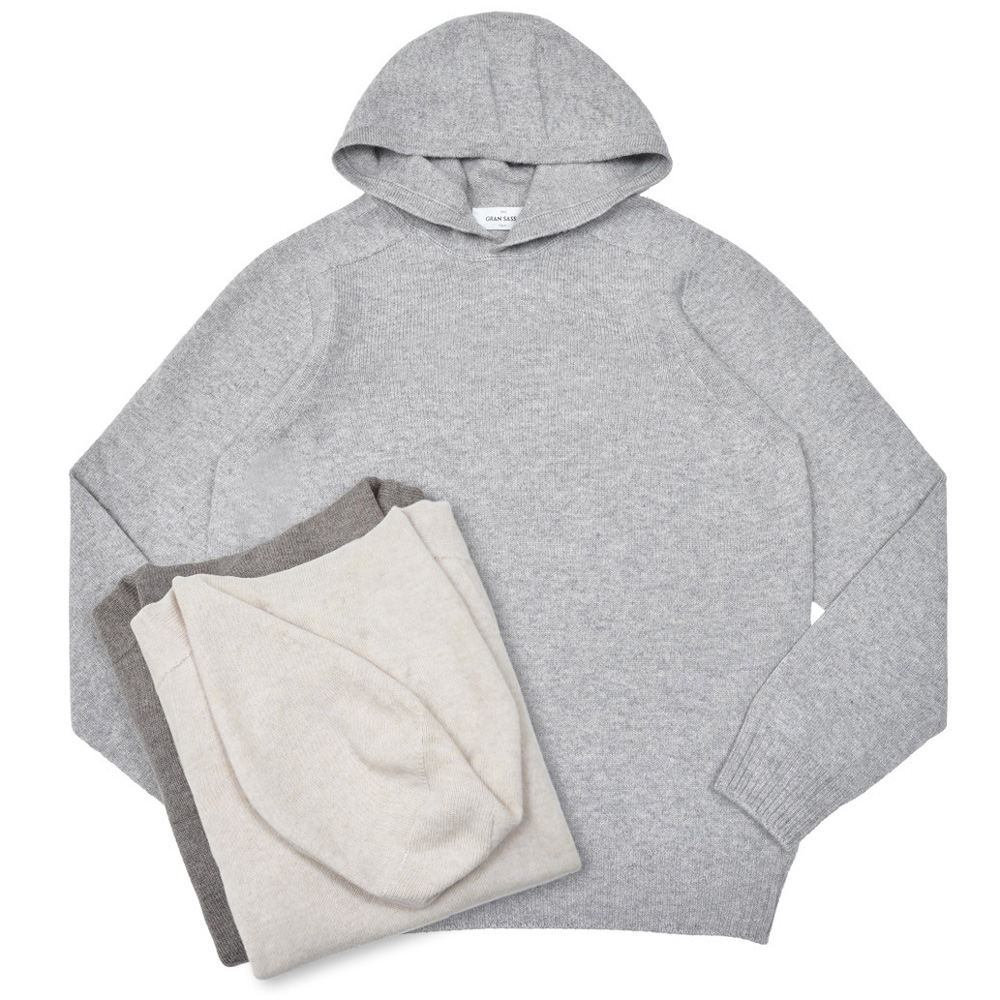 ほぼ未使用☆グランサッソ☆ヴァージンウール100%☆サイズ48☆グレー☆ Gransasso（グラン サッソ）｜GRANSASSO / グランサッソ12ゲージメリノ