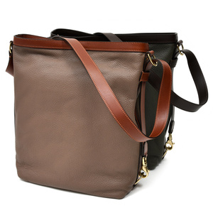 Felisi(フェリージ)<br>Ferraresiフェラレージ シュリンクレザー×バケッタレザーショルダーバッグ 25/40/LD+A 113680381 18452001185