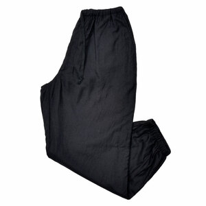 COMOLI（コモリ）カシミアシルク 製品染ドローストリングパンツ