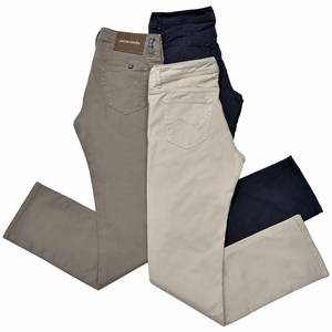 JACOB COHEN(ヤコブコーエン)<br>BARD バード ガーメントダイコットンセルロースストレッチツイルテーパードパンツ 226-42880 53056028052