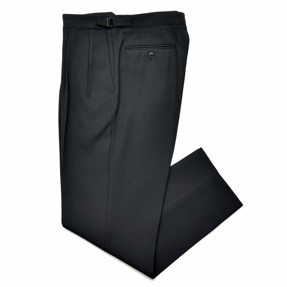 HEUGN（ユーゲン）Aaron TROUSER061 ウールギャバジン2インプリーツ
