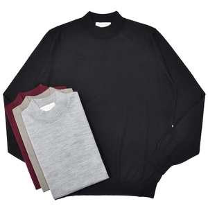 FILIPPO DE LAURENTIIS(フィリッポ デ ローレンティス)<br>18ゲージウールシルクカシミアモックネックニット LU1ML13 16052004109