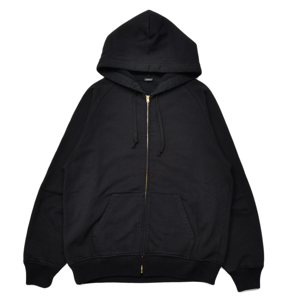 COMOLI（コモリ）コットン裏毛 ジップパーカ C03-05001 12052401171