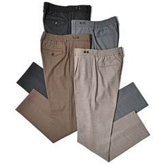 【大人カジュアル】ベルウィッチ・パンツ・メタルボタン・ダメージ加工・カーキS～M TUKI ツキ 日本製 WORK PANTS FINE DRILL 葛城 超長綿 ワーク