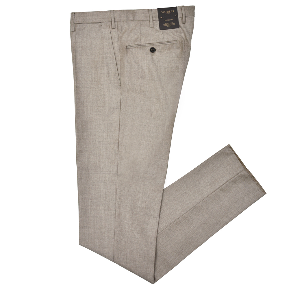 INCOTEX（インコテックス）ウールウーステッドフランネルパンツ