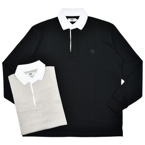 MPX mando GOLF(エムピーエックス マンド ゴルフ)<br>guji golf別注コットンジャージラガーシャツ MPX2536-G02 12052600037