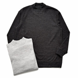 AMBELL(アンベル)<br>KEY PIECE アクリルウールメランジモックネックニット 00123 genderless 16052700163