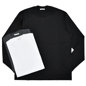 Stefan Brandt(シュテファン ブラント)<br>コットンフライスL/Sクルーネックカットソー ELI LA SUPER 60/884-52641005 12056004065