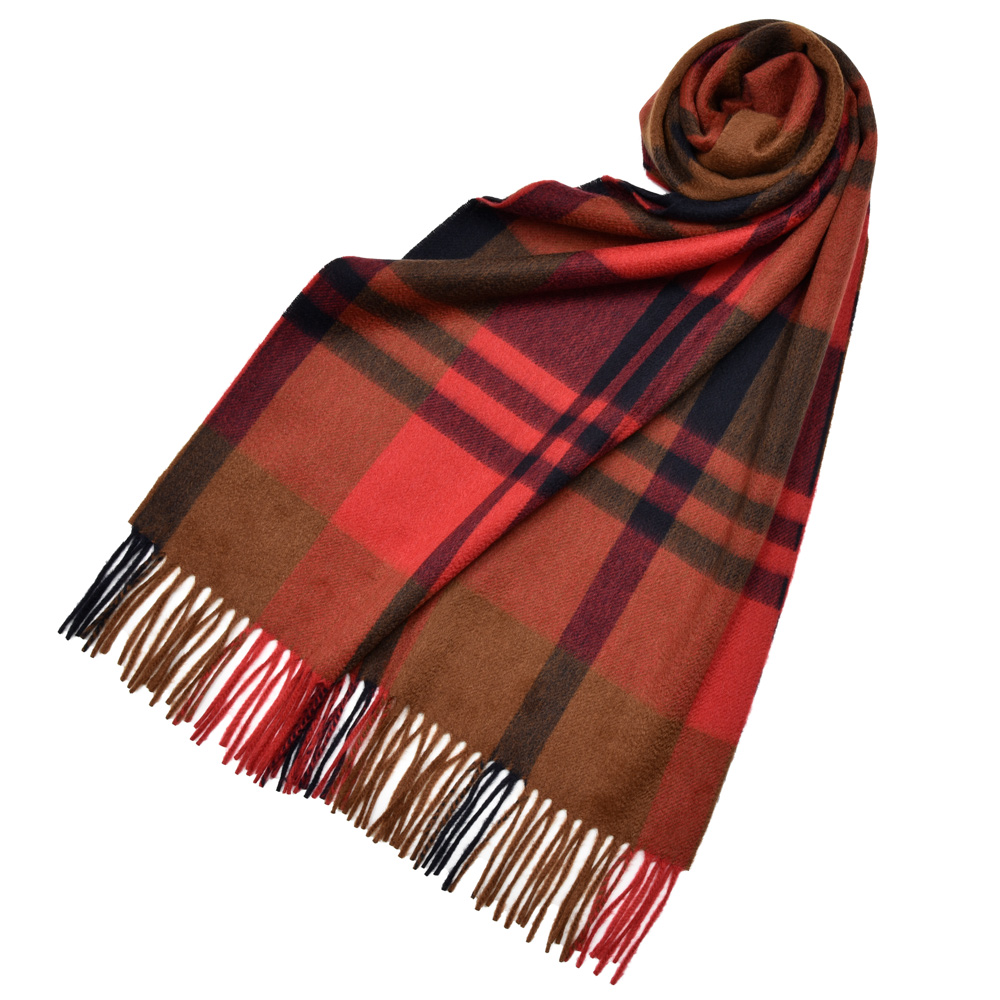 Joshua Ellis（ジョシュア エリス）カシミアタータンチェックマフラー