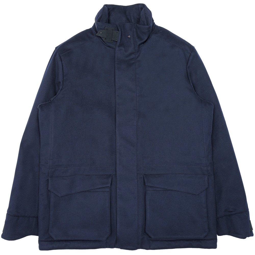SEASE（シーズ）UPTOWN JACKET カシミアフランネルスタンドカラー